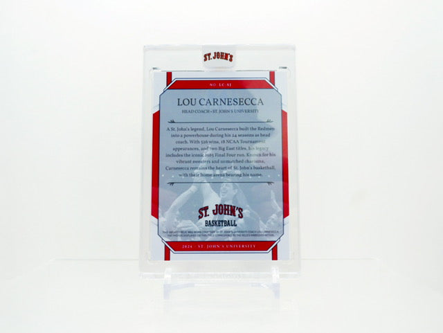 Lou Carnesecca Sweater Cards (/25)