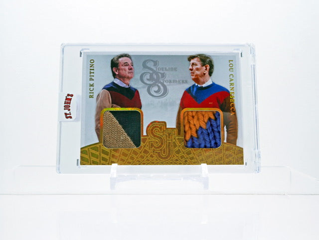 Carnesecca / Pitino Dual Sweater Card (/50)